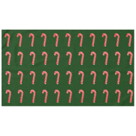Mantel Candy Canes Green