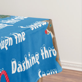 Mantel Cañones de candía de renos de árboles de Navidad