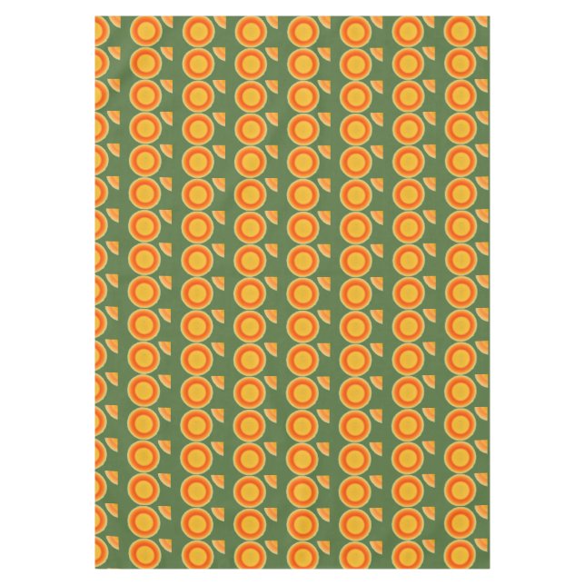 Mantel Cantalope Cantaloupe Fruit Tablecloth 100% Algodón (Anverso)