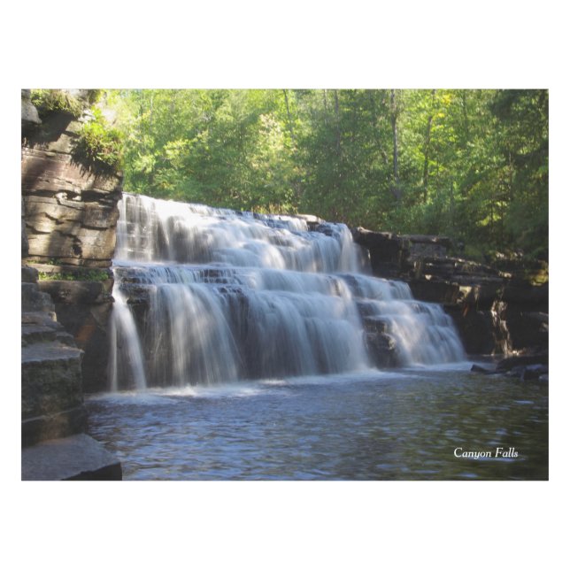Mantel Canyon Falls manto de mesa (Frente (Horizontal))