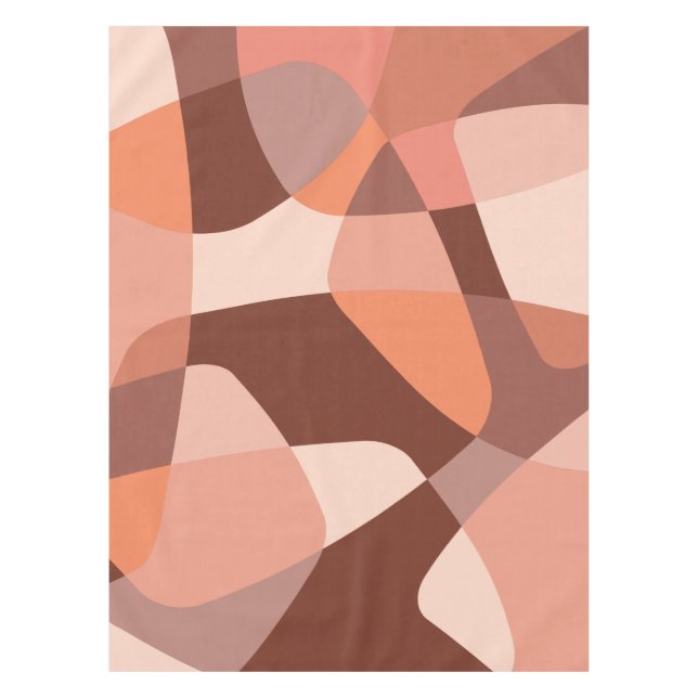 Mantel Capas de roca de mediados de siglo salmón rosa (Anverso)