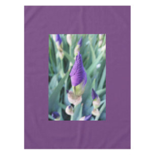Mantel capullo de iris púrpura