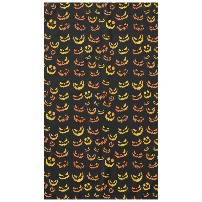 Mantel Cara de calabaza de Jack O Lantern (Anverso)