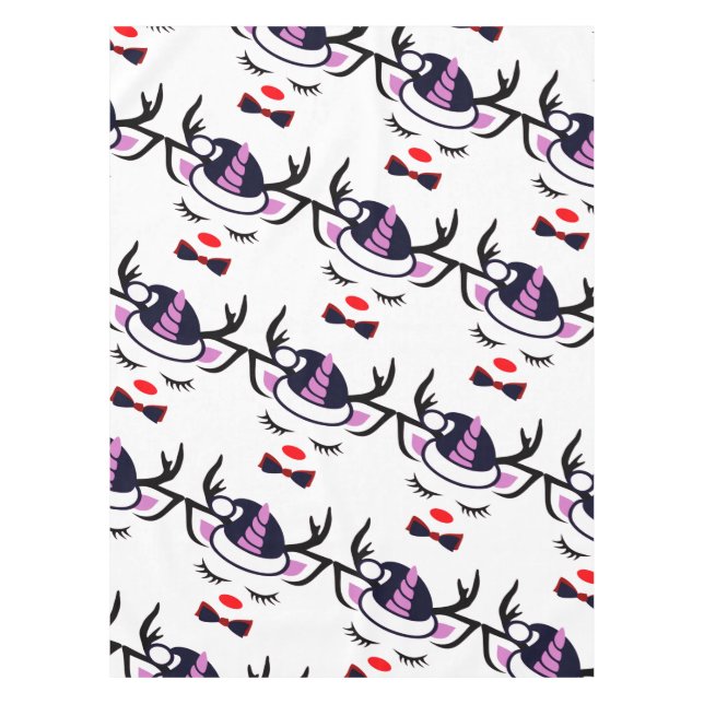 Mantel Cara dulce de unicornio (Anverso)