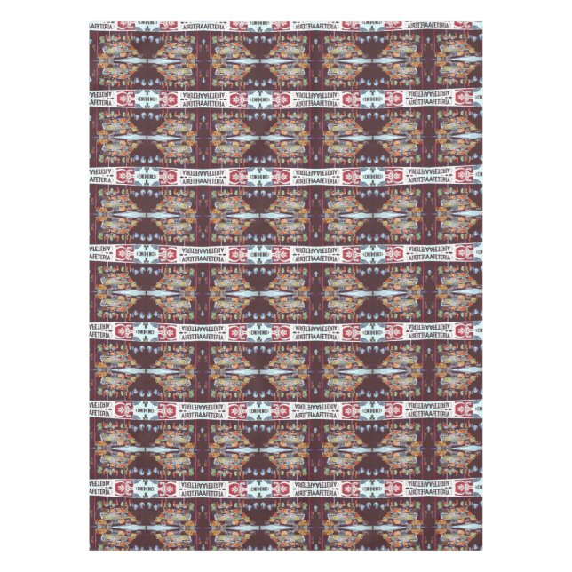 Mantel Cara moderna sobre un comercio atemporal, Jericó (Anverso)