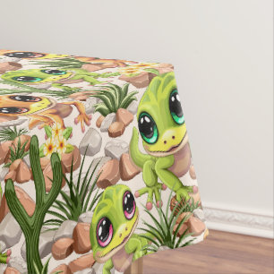 Mantel Caracteres de dibujos animados de Baby Geckos Cute