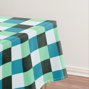 Mantel Carbón blanco Verde azulado azul azul azul turques