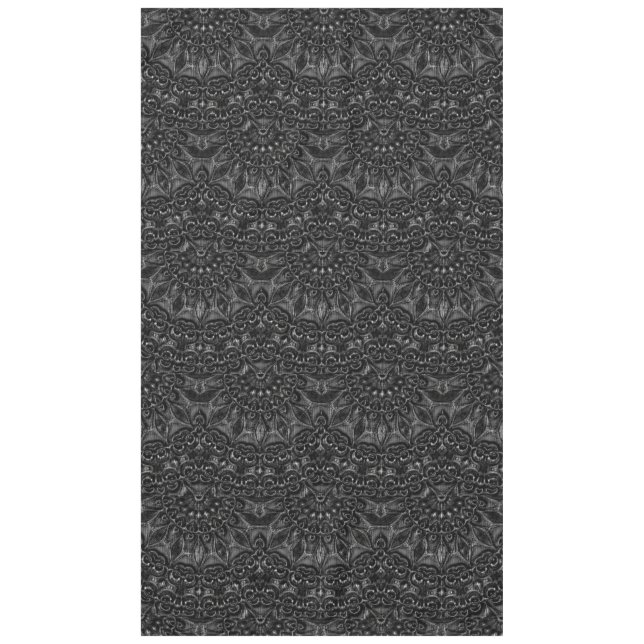 Mantel Carbón Mandala Tablecloth (Anverso)