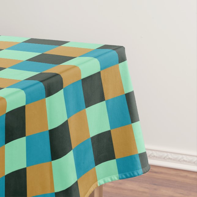 Mantel Carbón Ochre Verde azulado Placa azul verde (In Situ)