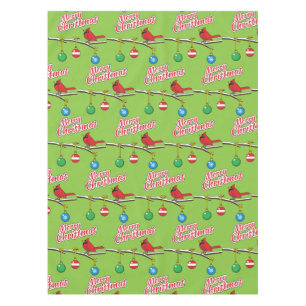 Mantel Cardenal Rojo sobre la rama desnuda de los Navidad