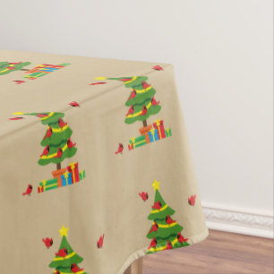 Mantel Cardenales rojos - Navidades más gastados juntos