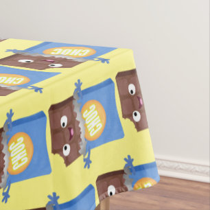 Mantel Caricatura de dibujos animados de un dulce chocola