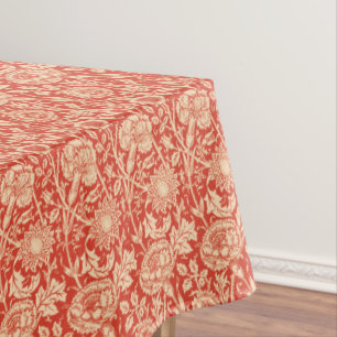 Mantel Carnación de Art Nouveau Damask, Naranja mandarín