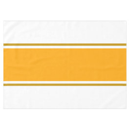 Mantel Carreras Dorada Marrón Carreras Rayas En Blanco