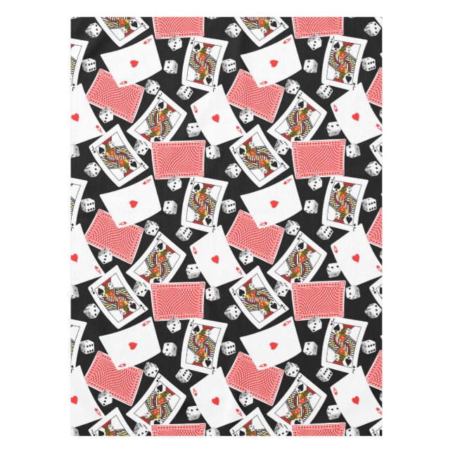 Mantel Cartas y dados (Anverso)