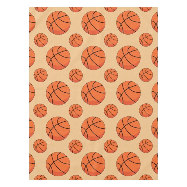 Mantel Cartoon Basketball Ball (Anverso)