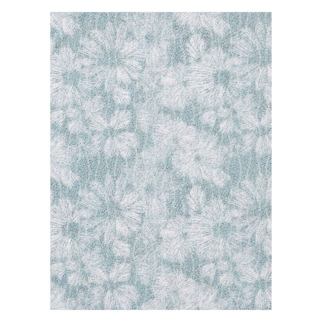 Mantel Casa de Campo Velvety Blue Daisy  (Anverso)