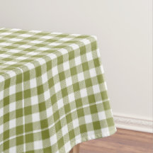 Casa de Campo Verde Gingham Rustico a Cuadros