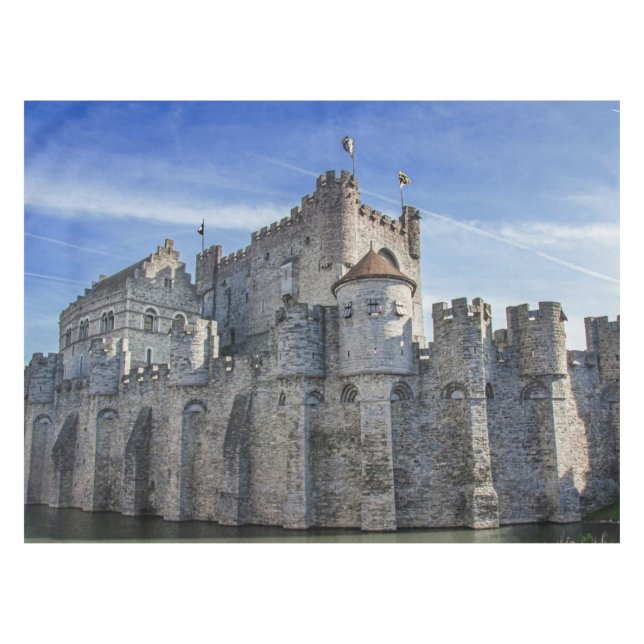Mantel Castillo de los Condes en Gante. (Frente (Horizontal))