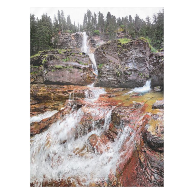 Mantel Cataratas de Virginia - Parque Nacional Glacier (Anverso)
