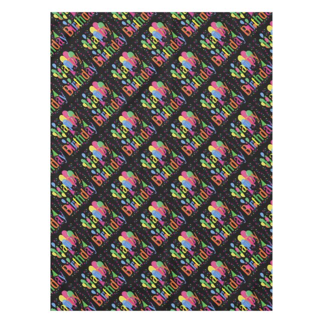 Mantel celebración de cumpleaños (Anverso)