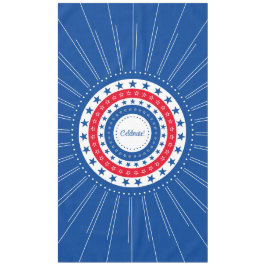 Mantel Celebrar las estrellas rojas, blancas y azules