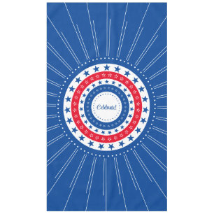 Mantel Celebrar las estrellas rojas, blancas y azules