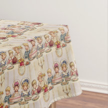 Cena de Navidades de niños de época - Kate Greenaw