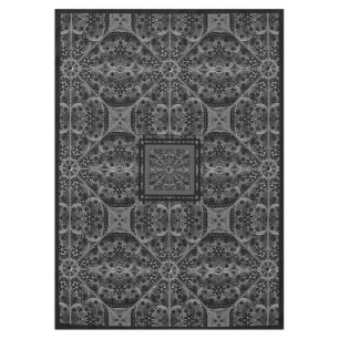 Mantel Ceramic Lace Black