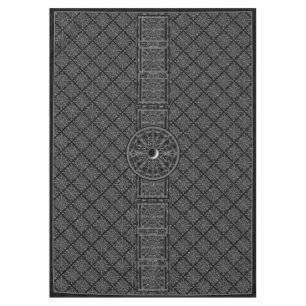 Mantel Ceramic Lace Black