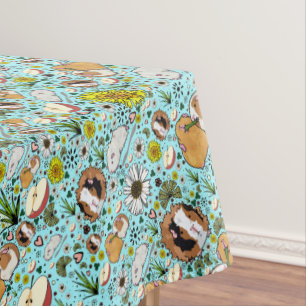 Mantel Cerdos de Guinea en azul