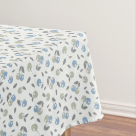 Mantel Cerezas Boho Beach - estampado de frutas azul salv