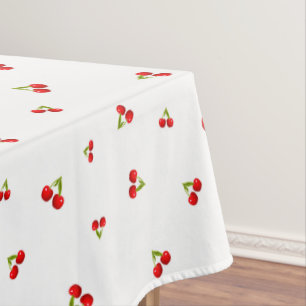 Mantel Cerezo, cerezas, patrón de frutas  