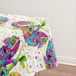 Mantel Chameleon Paint Stains Watercolor Style