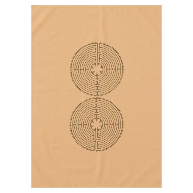 Mantel Chartres Labyrinque estilo antiguo + tus ideas (Anverso)