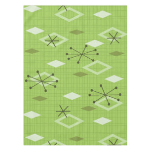 Mantel Chartreuse de Diamantes Modernos del Siglo Medio