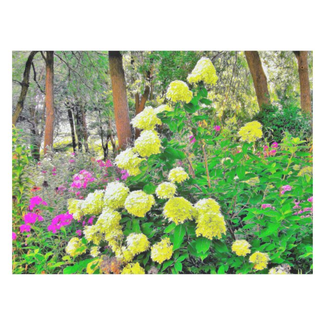 Mantel Chartreuse Green Limelight Hydrangea Garden (Frente (Horizontal))