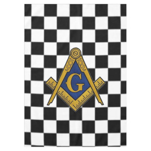 Mantel Checkers Masonic Freemasons Square y Compass