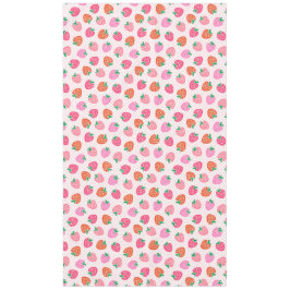 Mantel Cheques de fresa - rosa y rojo
