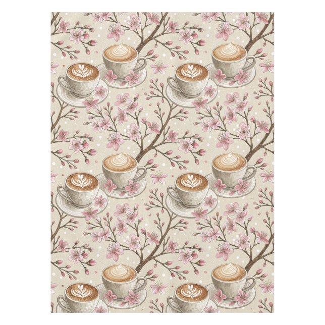 Mantel Cherry Blossom Coffee Cozy Pattern (6) (Anverso)