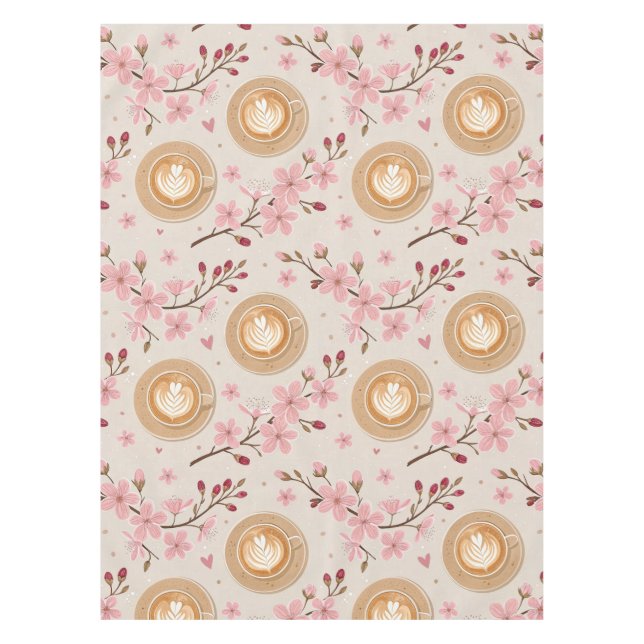 Mantel Cherry Blossom Coffee Cozy Pattern (7) (Anverso)