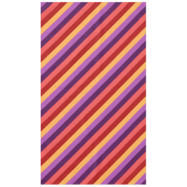 Mantel Cherry Red Violet Stripes Grandes Tabletas