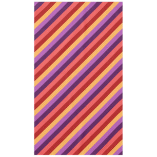 Mantel Cherry Red Violet Stripes Grandes Tabletas