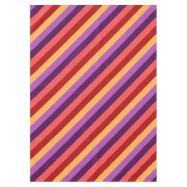 Mantel Cherry Red Violet Stripes Medium Tableclol