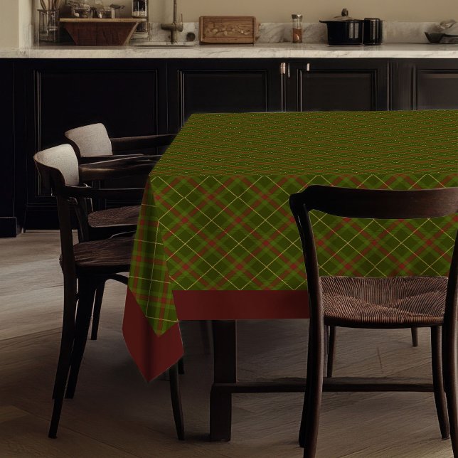 Mantel Chic Thanksgiving Tartan Tablecloth Rustic Fall (Chic Thanksgiving Tartan Tablecloth Rustic Fall)