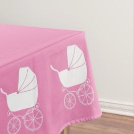Mantel Chica Baby Shower Cute Rosa Vintage