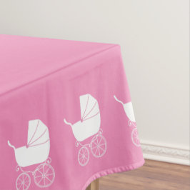 Mantel Chica Baby Shower Cute Rosa Vintage