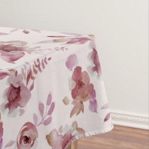 Mantel Chica de Moda floral Mauve Pink Elegant