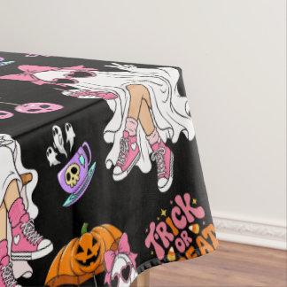 Mantel Chica Fantasma Rosa Halloween Lindo Espeluznante