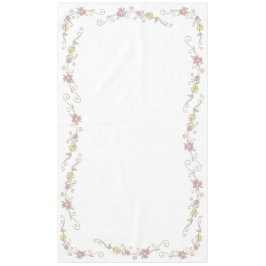 Mantel Chica rosa occidental del país Baby Shower rural d